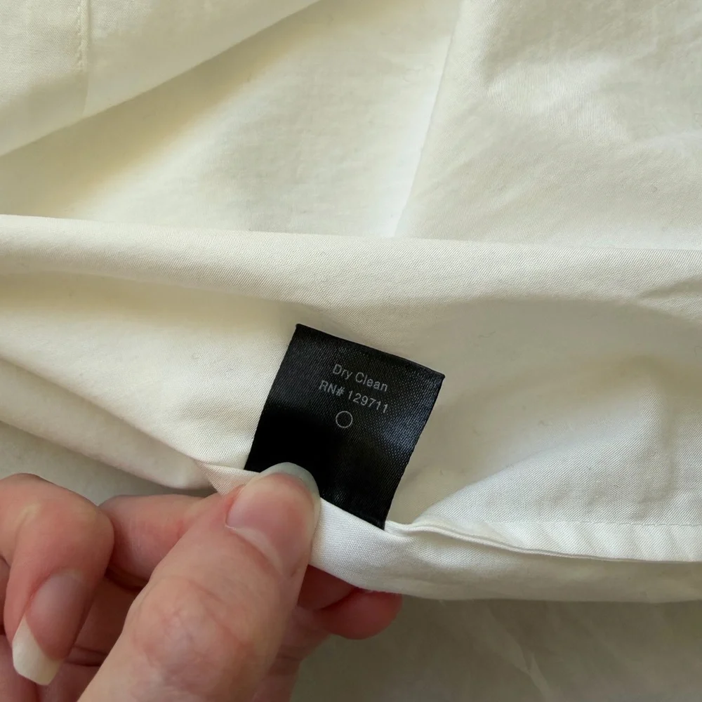 Jenni Kayne Women’s Classic Cotton Button Up in White Sz M 100% Cotton EUC - Picture 9 of 12